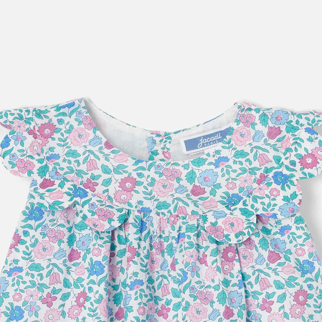 Toddler girl Liberty print dress