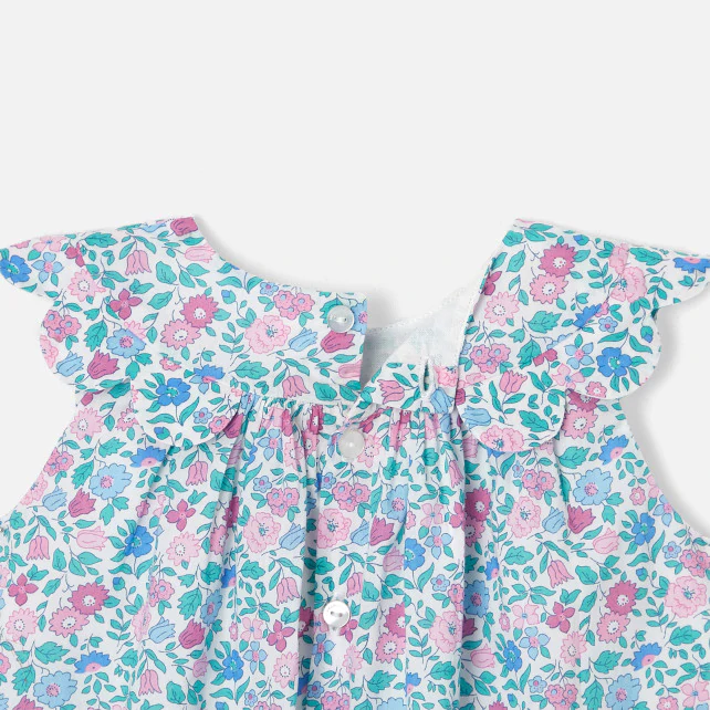 Toddler girl Liberty print dress