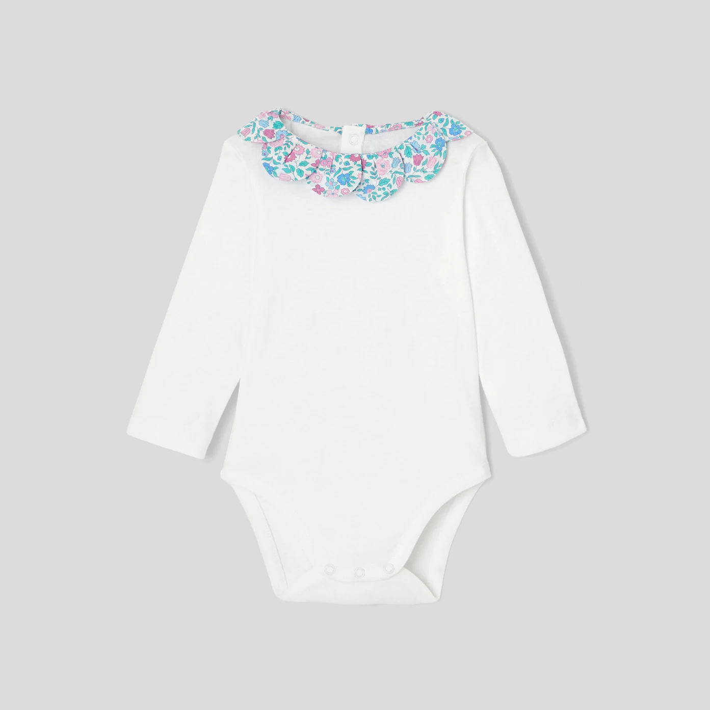 Toddler girl long-sleeved bodysuit