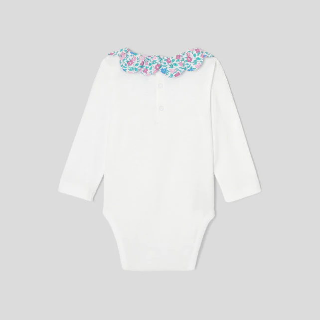 Toddler girl long-sleeved bodysuit