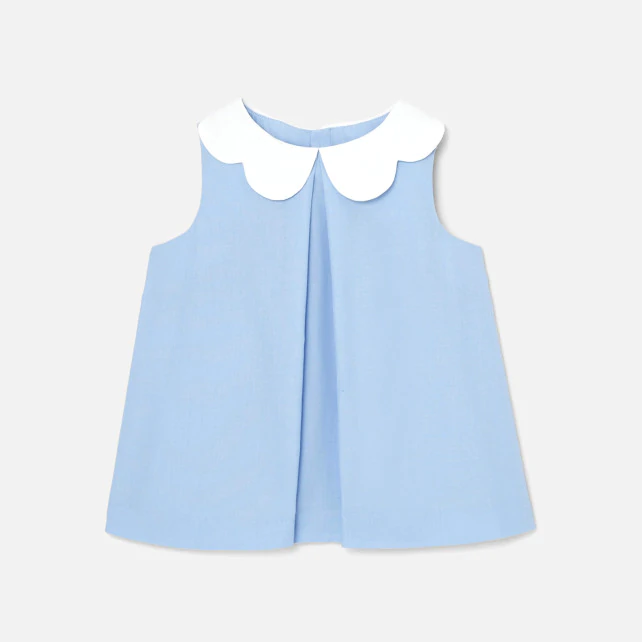 Toddler girl sleeveless blouse