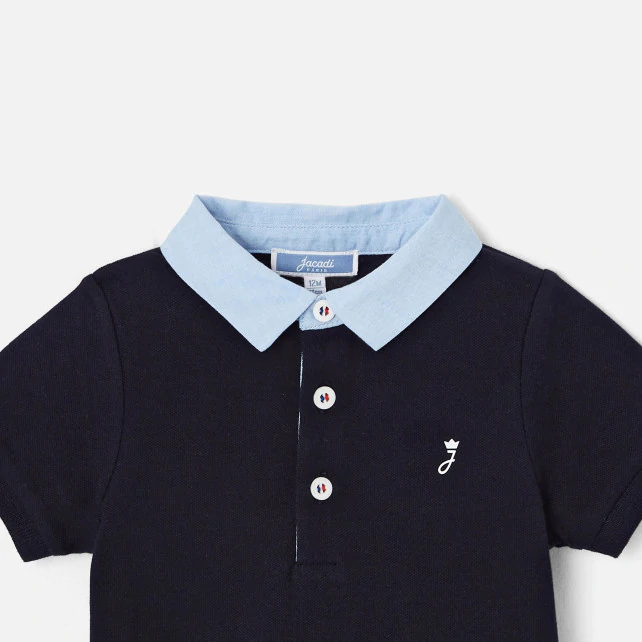 Baby boy short sleeve polo shirt