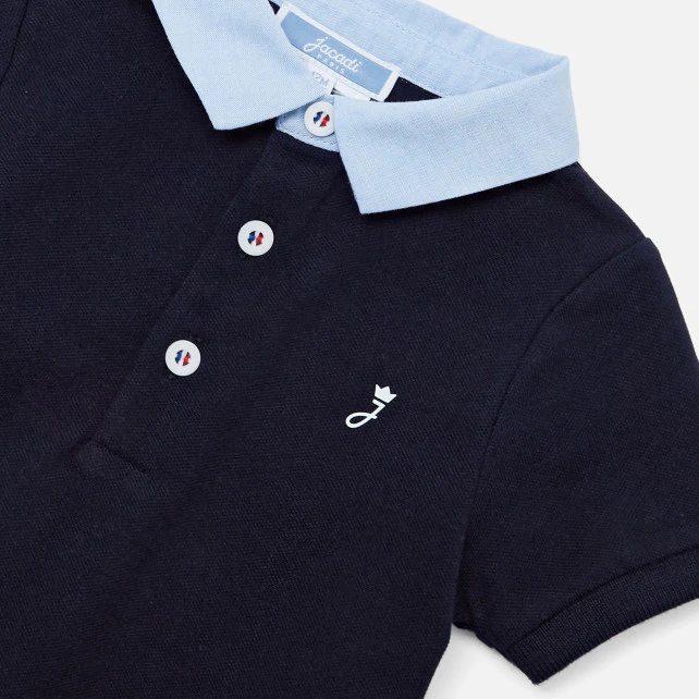 Baby boy short sleeve polo shirt