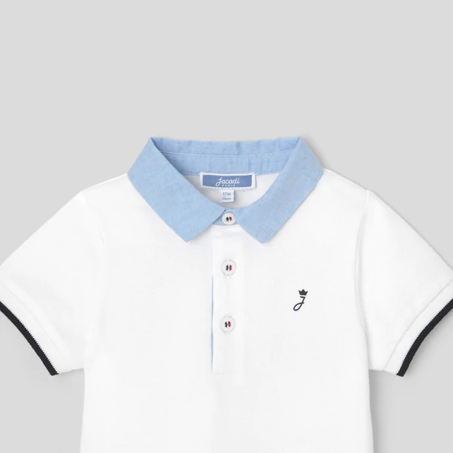 Baby boy short sleeve polo shirt