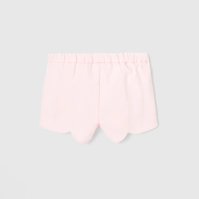 Toddler girl scalloped shorts