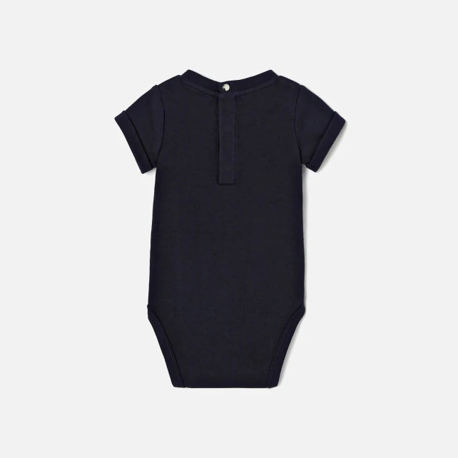 Baby boy short-sleeved bodysuit