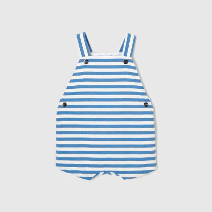 Baby boy cotton short dungarees