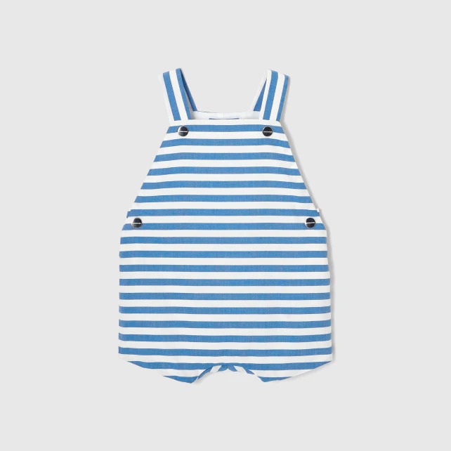 Baby boy cotton short dungarees