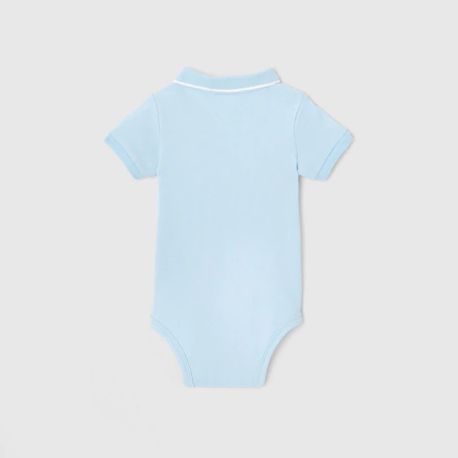 Baby boy polo shirt bodysuit