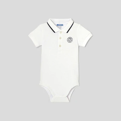 Baby boy polo shirt bodysuit