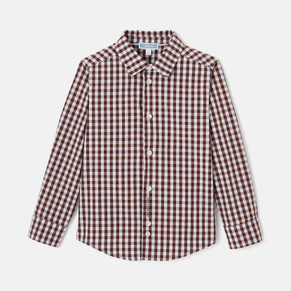 Boy checked shirt