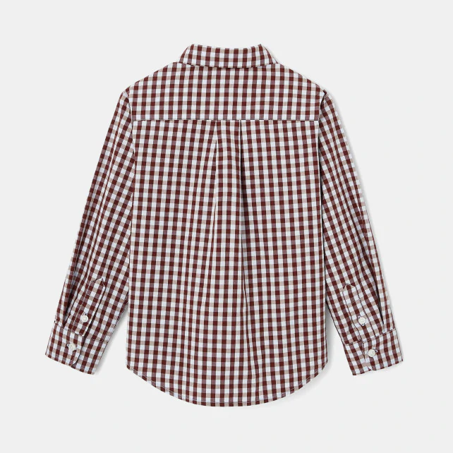 Boy checked shirt