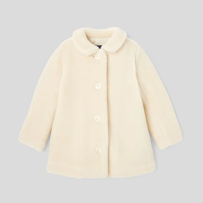 Girl faux sheepskin coat