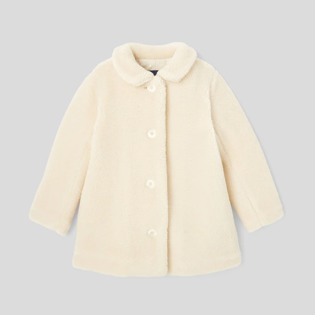 Girl faux sheepskin coat