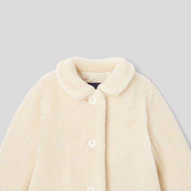 Girl faux sheepskin coat