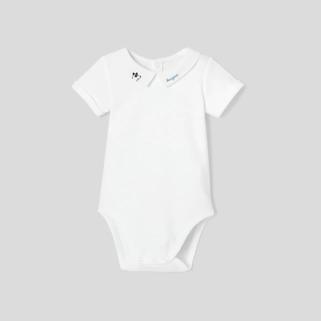 Baby boy short-sleeved bodysuit