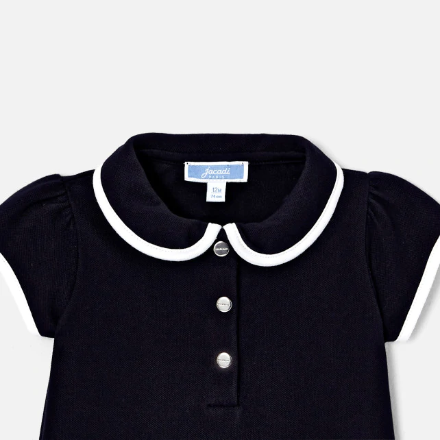 Baby girl short sleeve polo