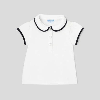 Baby girl short sleeve polo