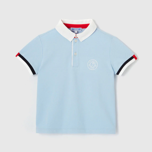 Boy short-sleeve polo shirt