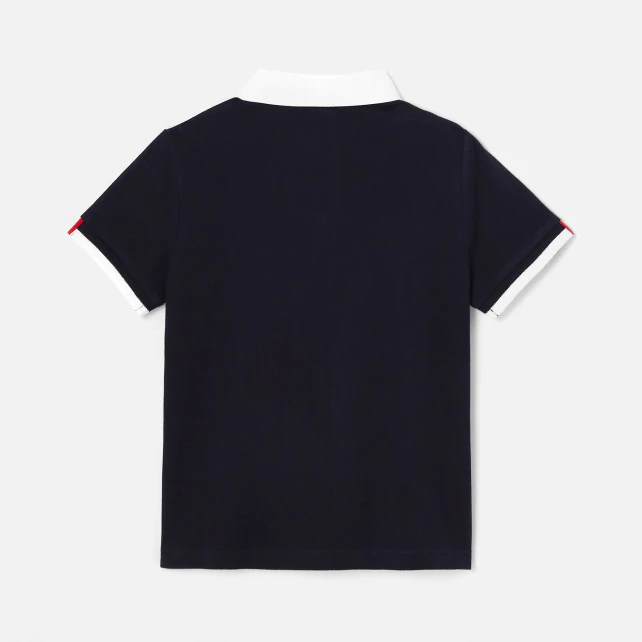 Boy short-sleeve polo shirt