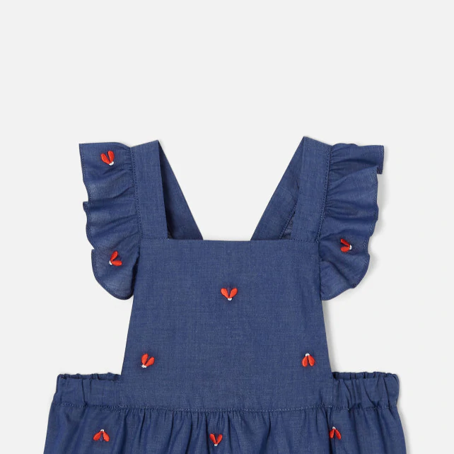 Toddler girl chambray bloomers