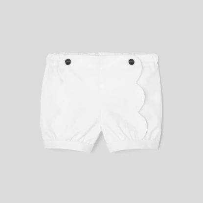 Baby girl twill shorts