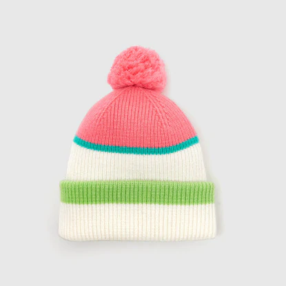 Girl colour block hat