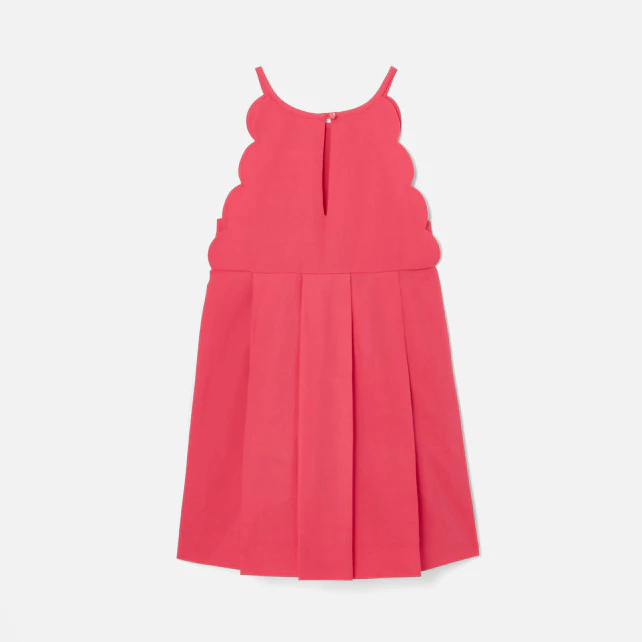 Girls’ scalloped dress