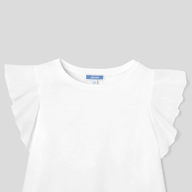 Girl ruffled T-shirt