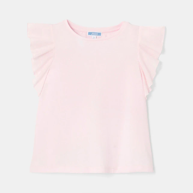 Girl ruffled T-shirt