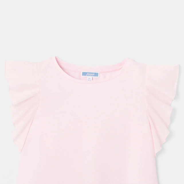 Girl ruffled T-shirt