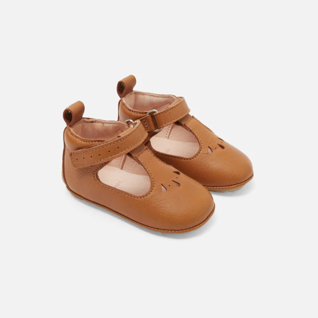 Baby flexible t-bar shoes