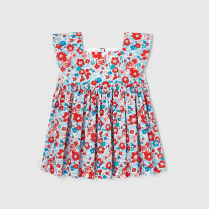 Toddler girl Liberty print dress