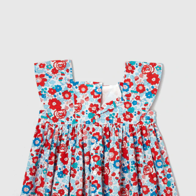 Toddler girl Liberty print dress