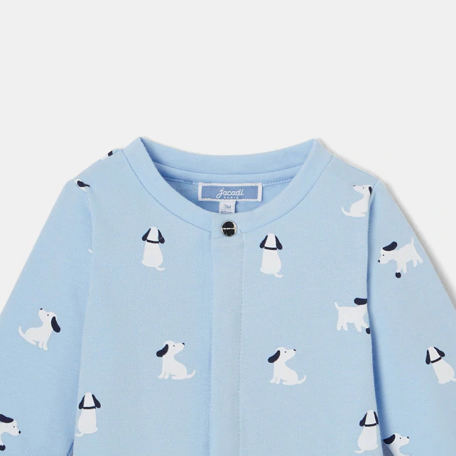 Baby boy fleece footed pyjamas