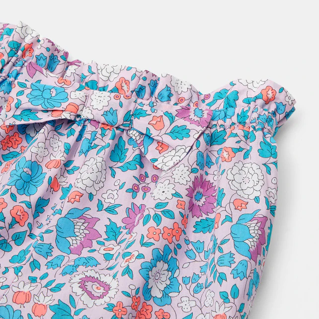 Toddler girl Liberty print shorts