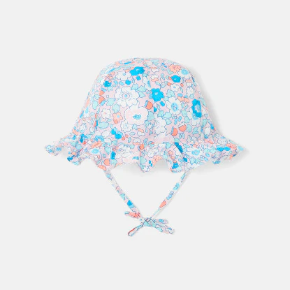 Baby girl Liberty print hat