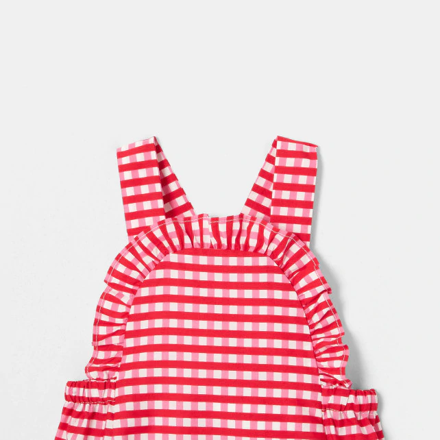 Baby girl gingham bloomers