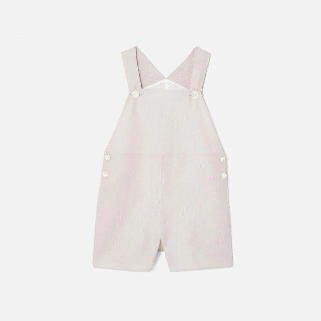 Toddler boy linen dungarees