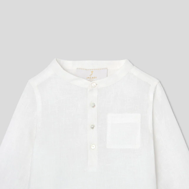 Toddler boy linen shirt