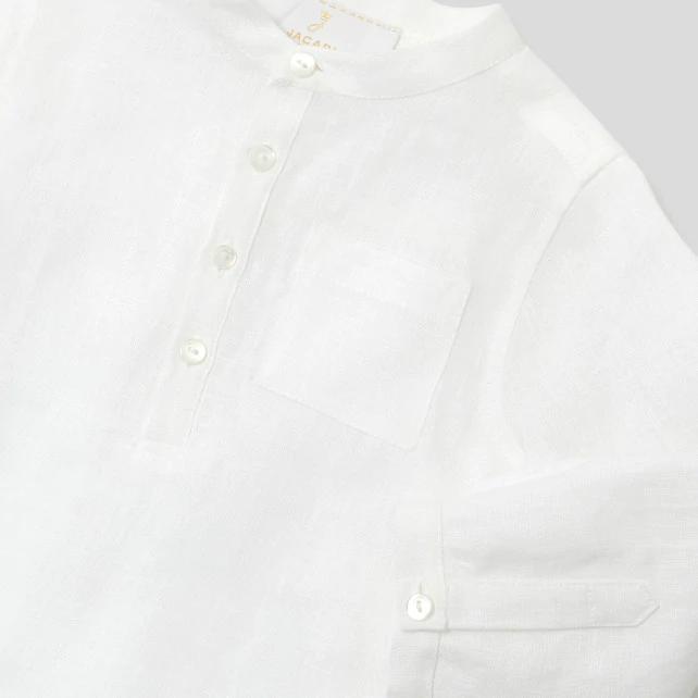 Toddler boy linen shirt