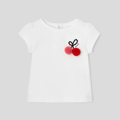 Toddler girl short-sleeved t-shirt