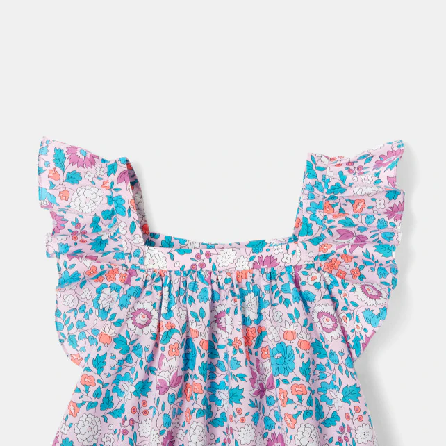 Toddler girl Liberty print blouse