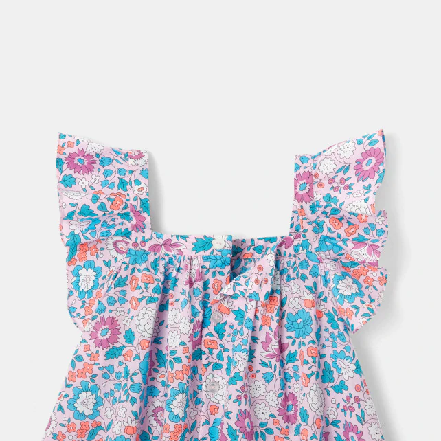 Toddler girl Liberty print blouse