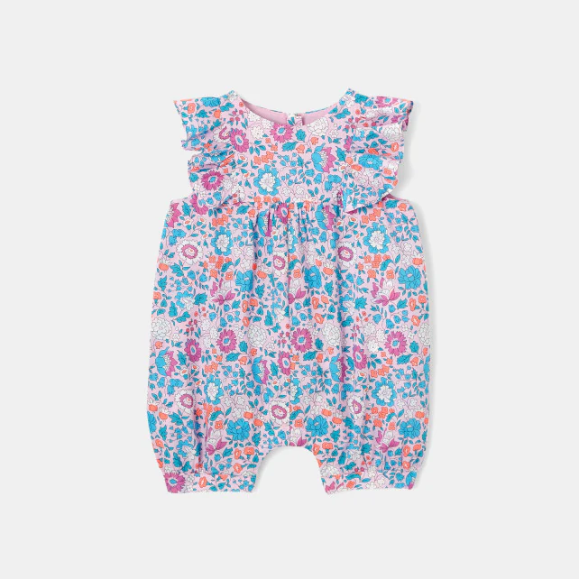 Toddler girl Liberty print onesie