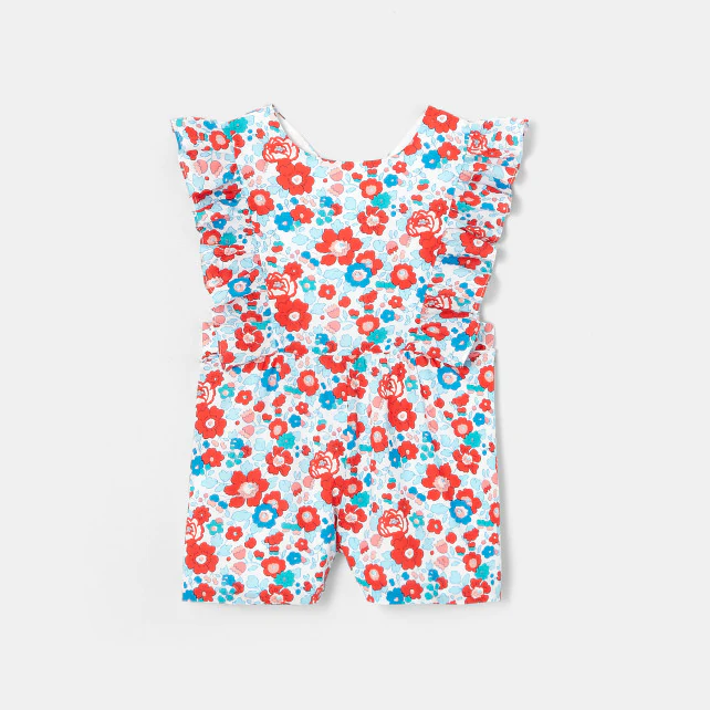 Toddler girl Liberty print onesie