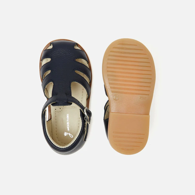 Baby boy leather sandals