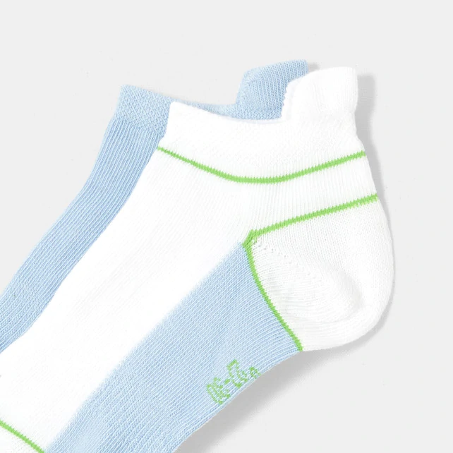 Boy no-show sock duo