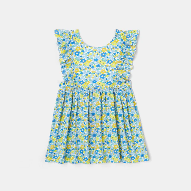 Toddler girl Liberty print dress