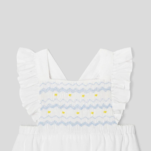 Baby girl smocked bloomers